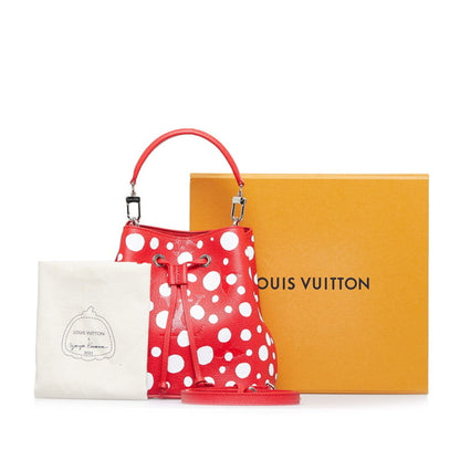 Louis Vuitton  Neonoe BB x Yayoi Kusama Polka Dot Handbag Shoulder Bag M46413 Red White Leather Women's