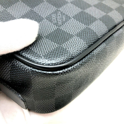 Louis Vuitton  Truth Toilette PM N47522 Damier Graphite Black Silver Hardware Pouch Men's