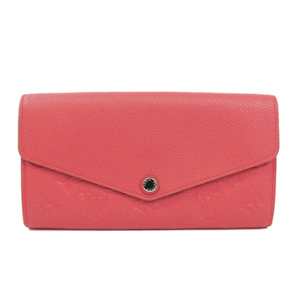 LOUIS VUITTON Empreinte Sarah Wallet M61181 Women's Leather Long Wallet [bi-fold] Cerise