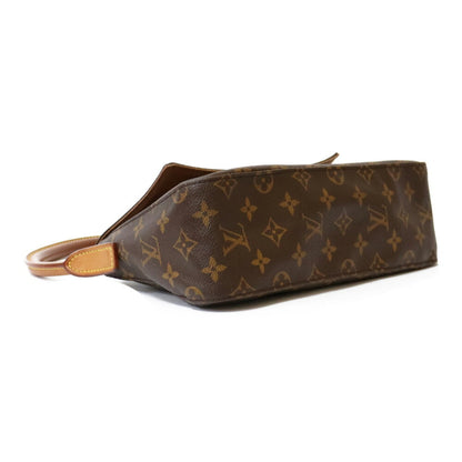 Louis Vuitton  Handbag Monogram Mini Looping Brown Women's Leather