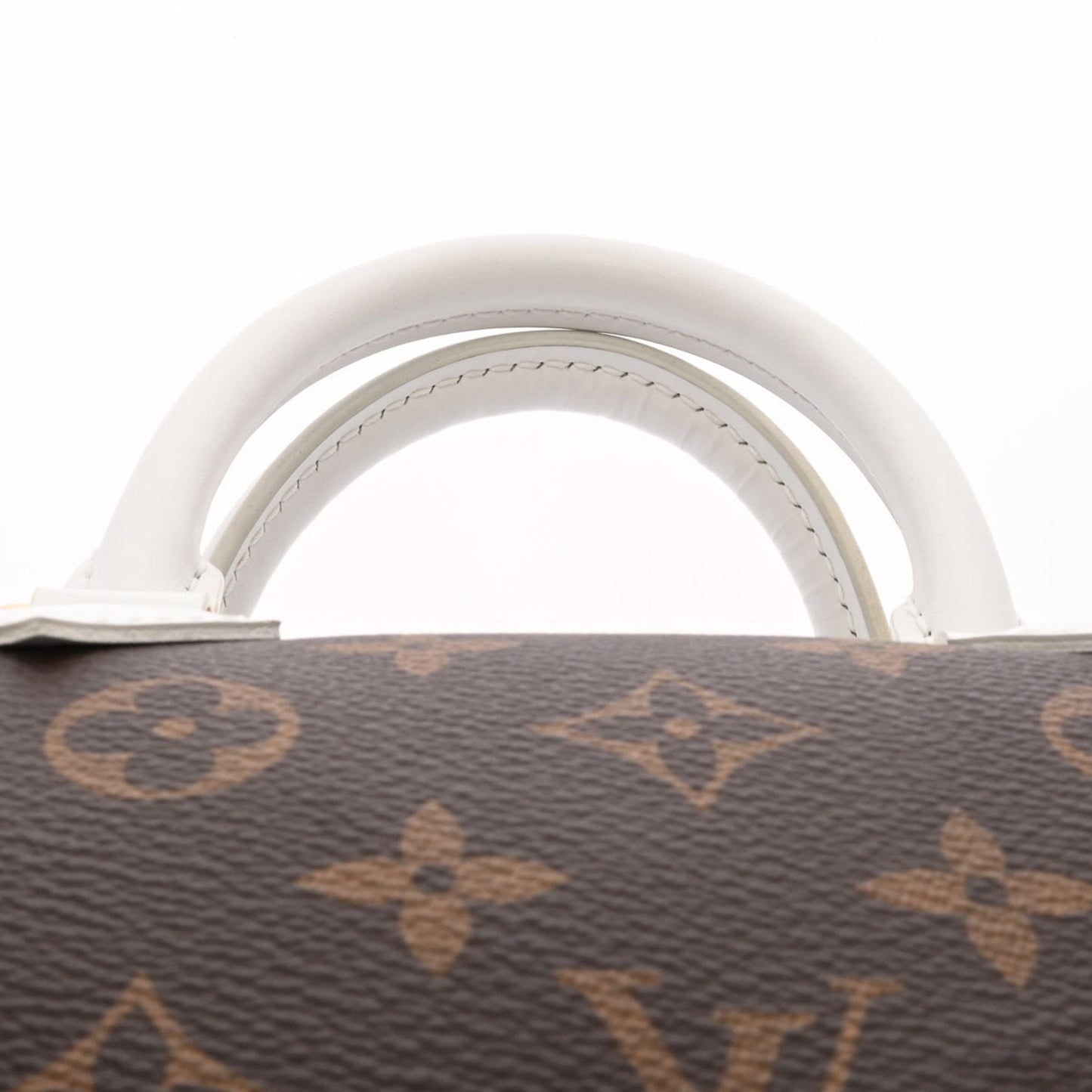 Louis Vuitton  Monogram Speedy Bandouliere 25 Brown White M20754  Canvas Handbag