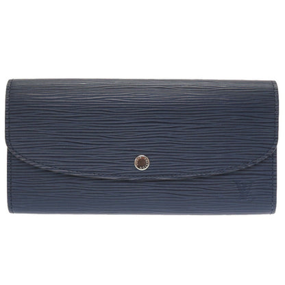 Louis Vuitton  Epi Portefeuille Emily M60854 Leather Andigo Blue Long Wallet