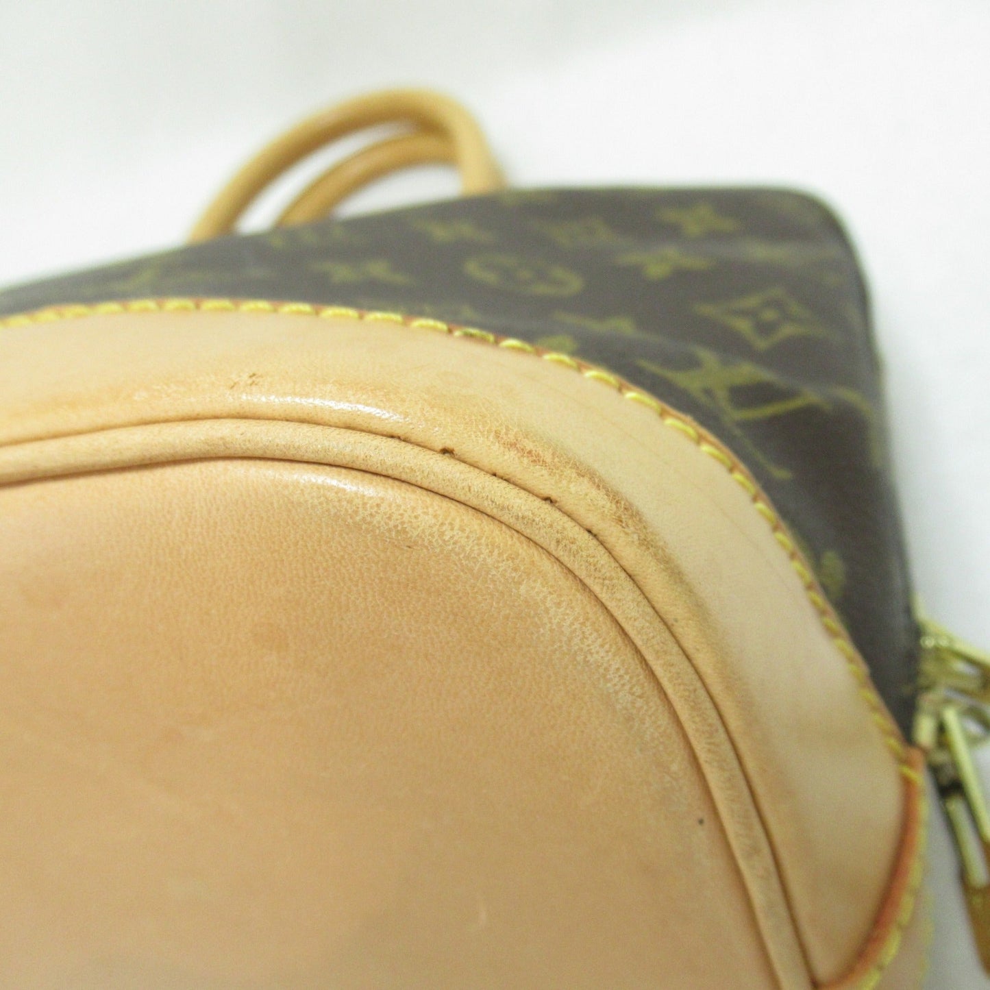 LOUIS VUITTON Alma Brown Monogram PVC coated canvas M51130