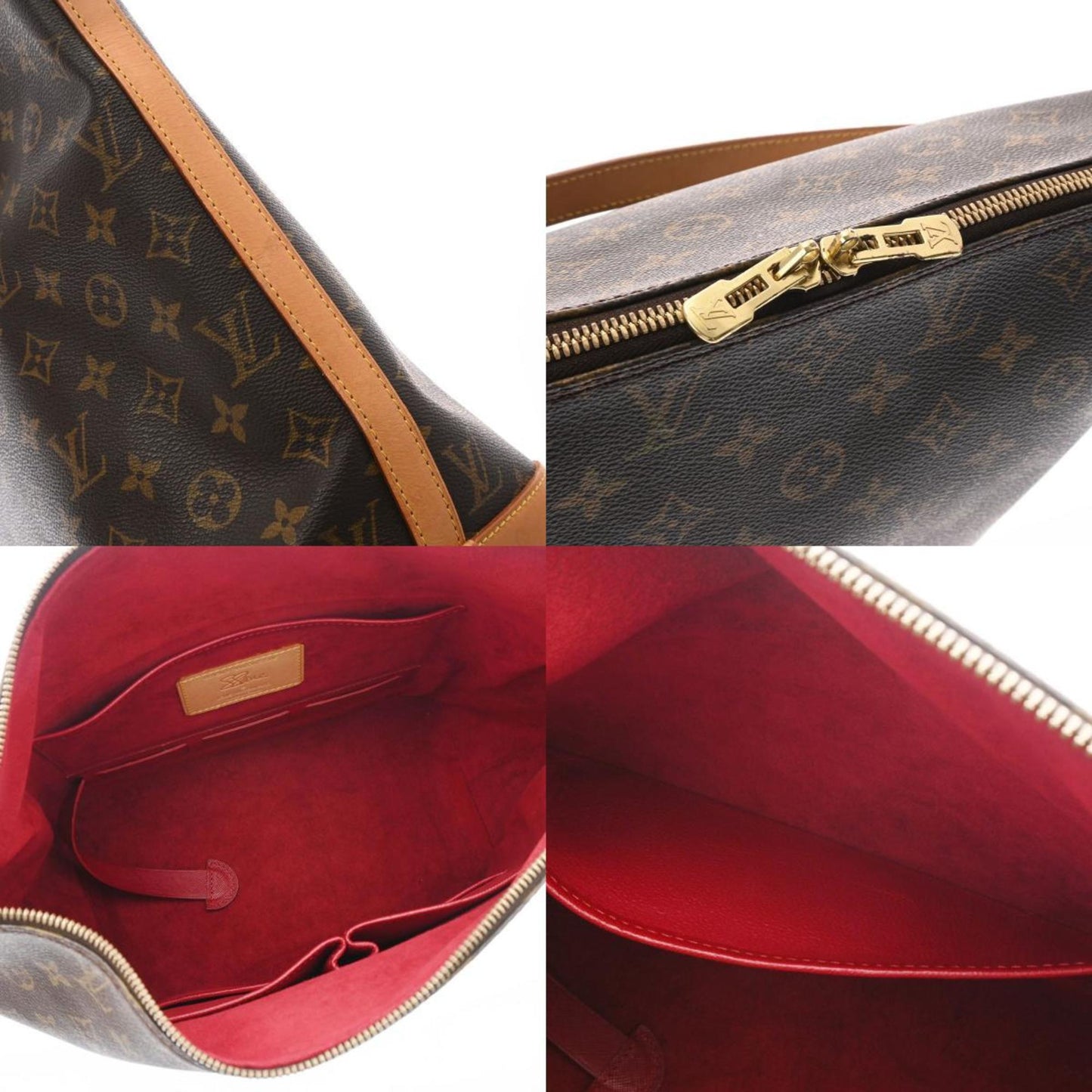 Louis Vuitton  Monogram Amfar Three Vanity Star Brown M47275 Women's Canvas Shoulder Bag