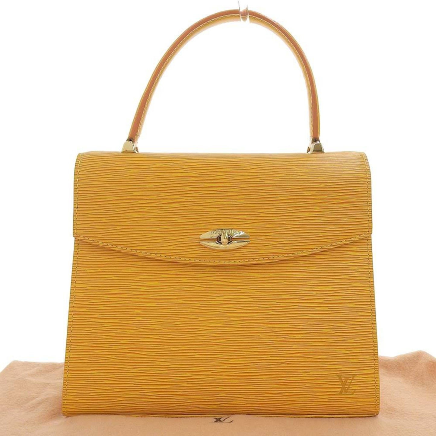 Louis Vuitton  Epi Malesherbe Handbag Yellow M52379