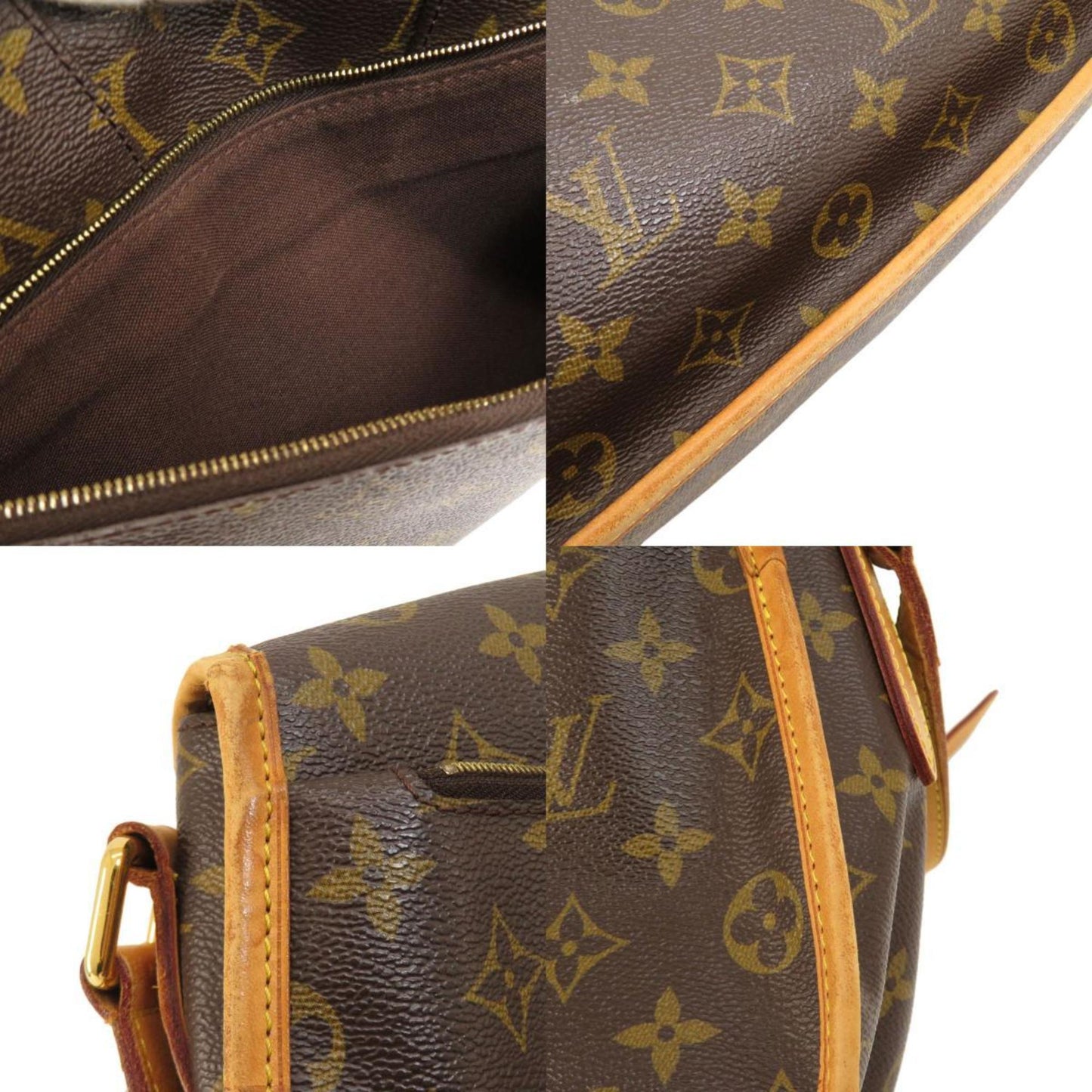 Louis Vuitton  M40473 Menilmontane MM Monogram Shoulder Bag Canvas Women's