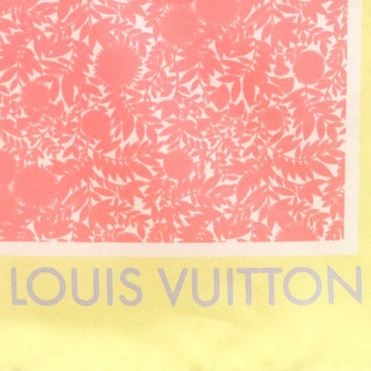 Louis Vuitton  Scarf Silk Yellow/Pink Ladies M75273 e55766a