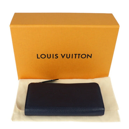 Louis Vuitton  Portefeuille Comet Long Wallet M68582 Taurillon Leather Blue Marine Gold Metal Fittings L-shaped Zipper Japan Limited Sale