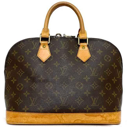 Louis Vuitton  Handbag Alma PM Brown Beige Monogram M51130 Canvas Nume BA0927  Ladies