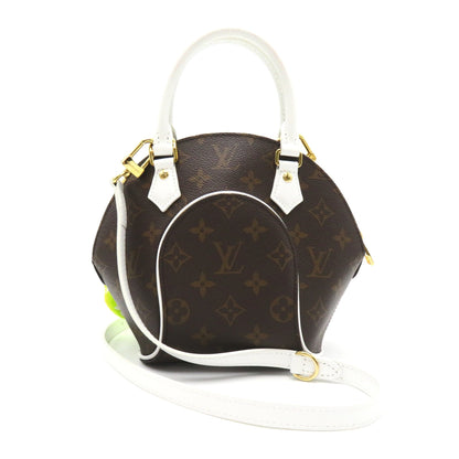 LOUIS VUITTON Ellipse BB Brown White Monogram PVC coated canvas M20752