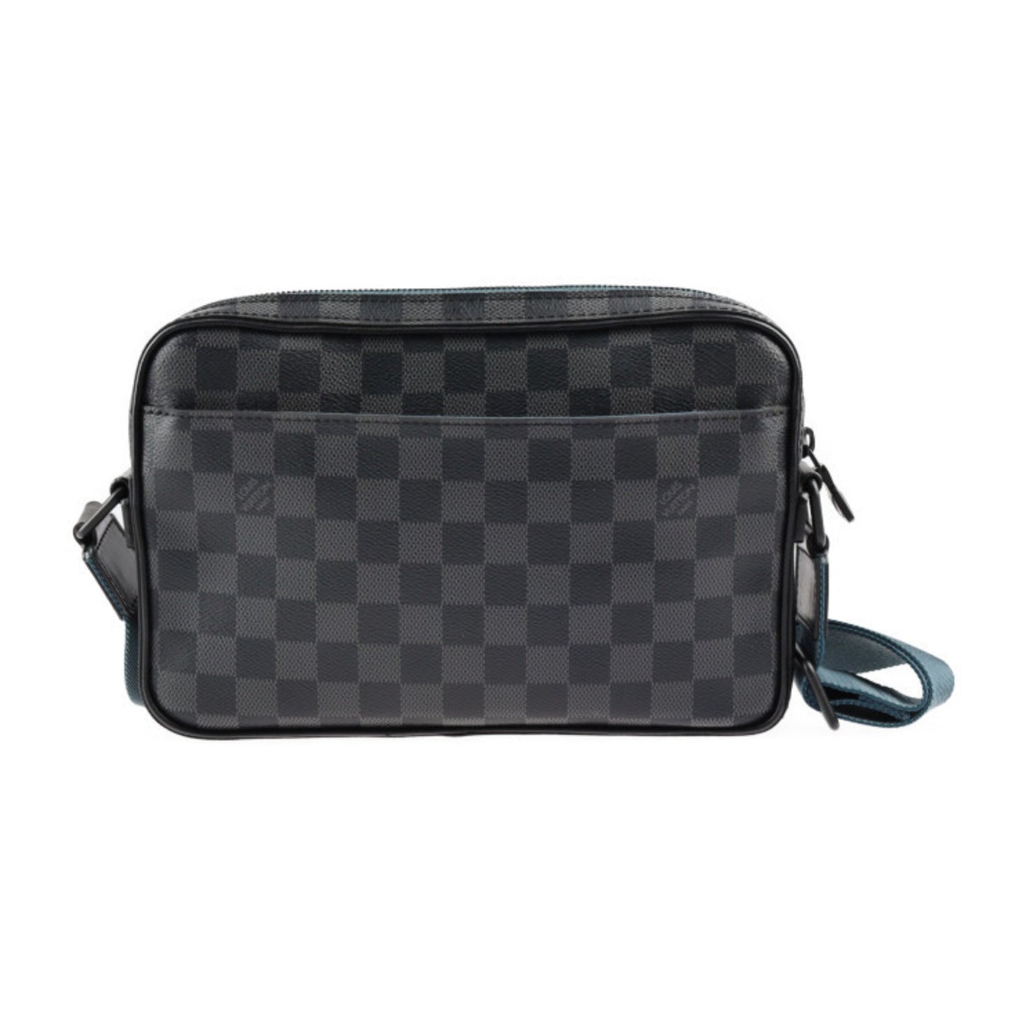 Louis Vuitton  Alpha Messenger Shoulder Bag N40188 Damier Graphite Canvas Leather Black