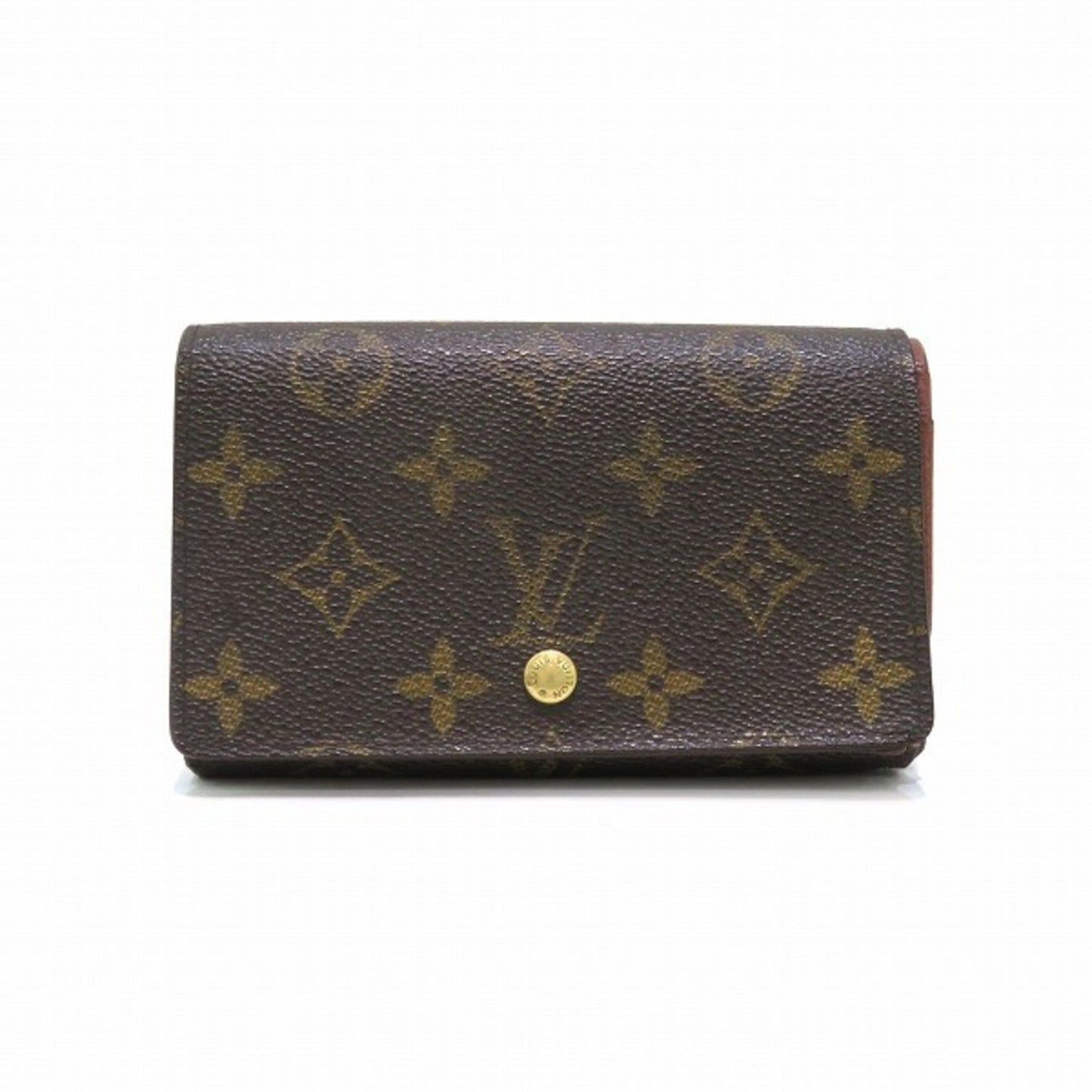 Louis Vuitton  Monogram Portomonevier Tresor M61730 Bifold Wallet