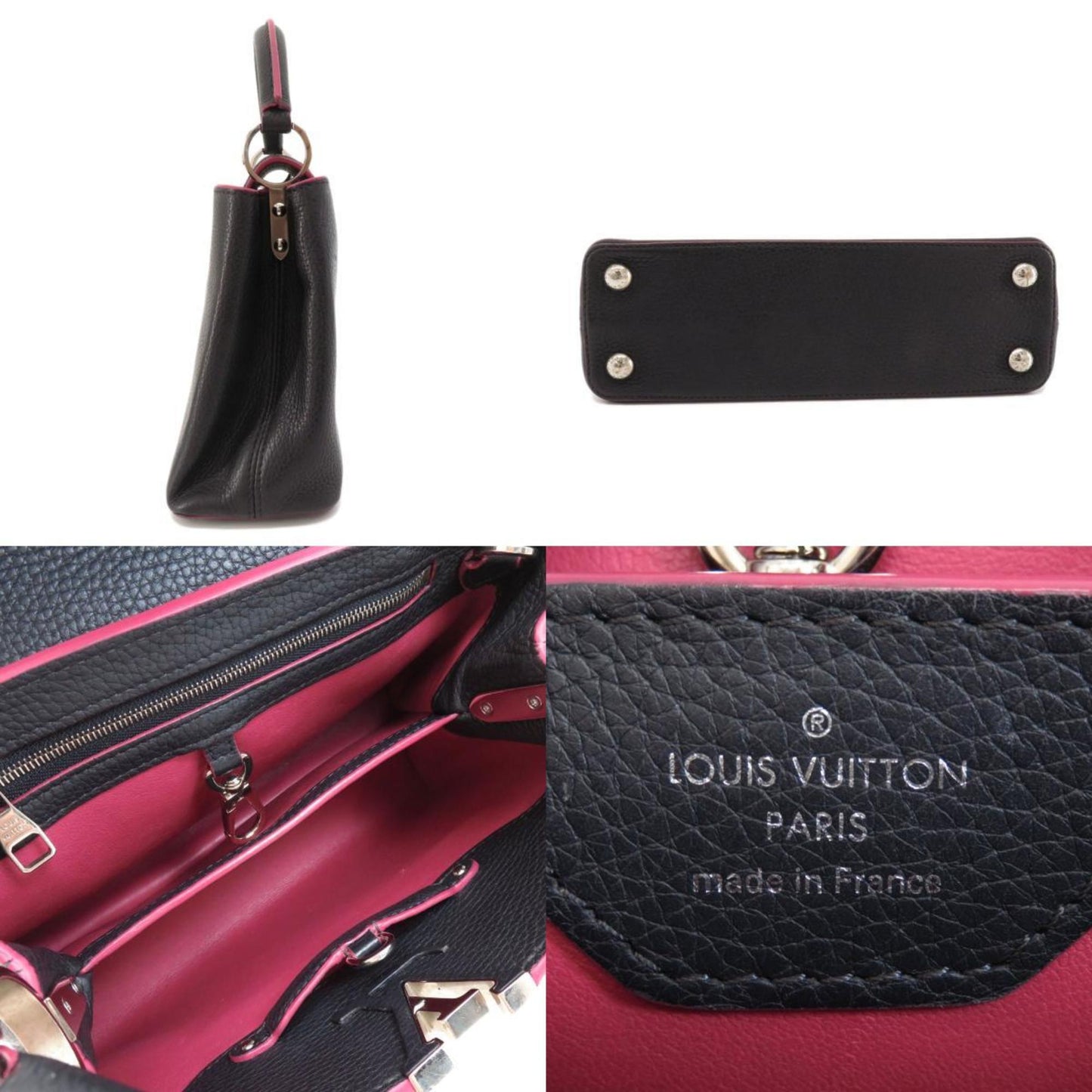 Louis Vuitton  M94517 Capucines BB Handbag Taurillon Leather Ladies