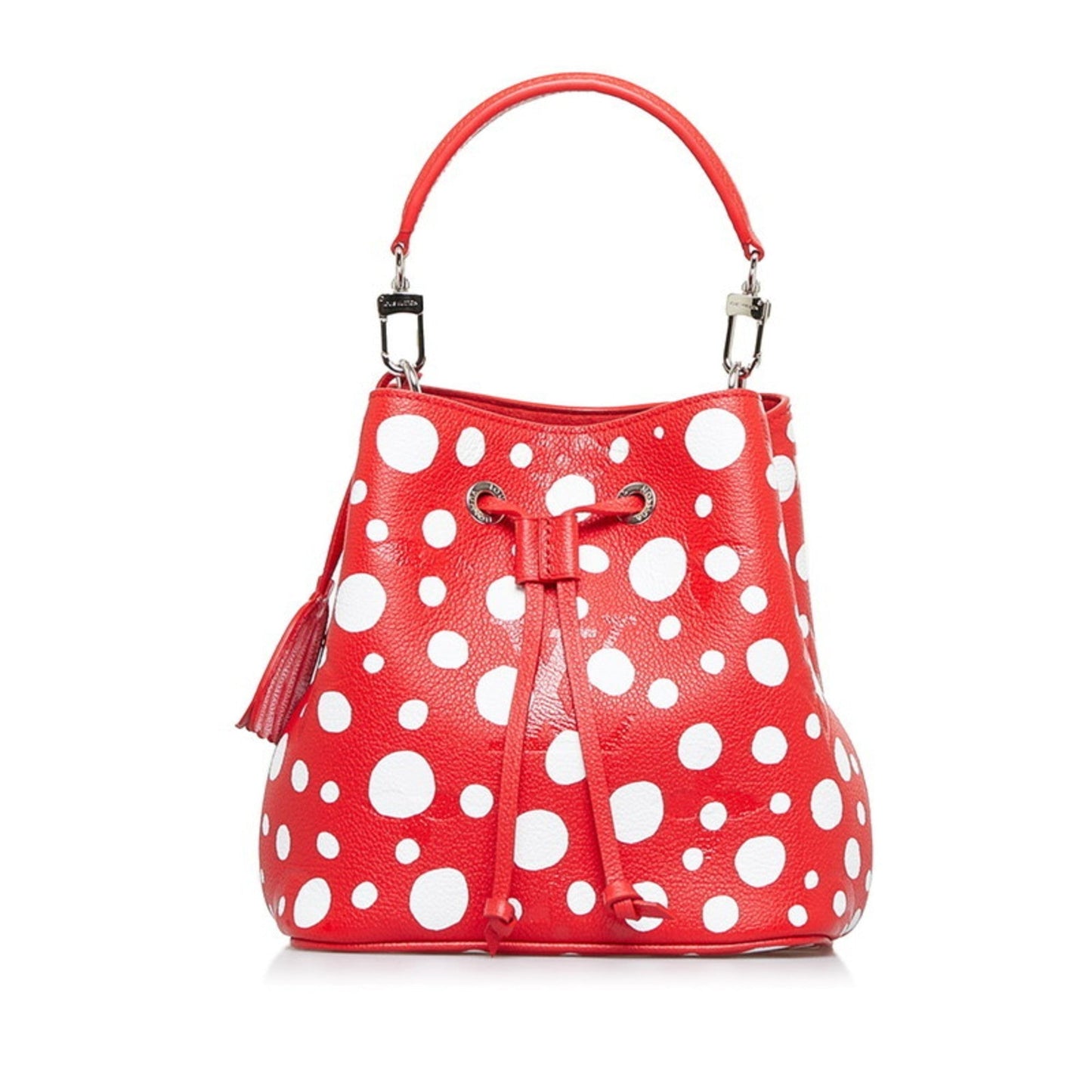 Louis Vuitton  Neonoe BB x Yayoi Kusama Polka Dot Handbag Shoulder Bag M46413 Red White Leather Women's