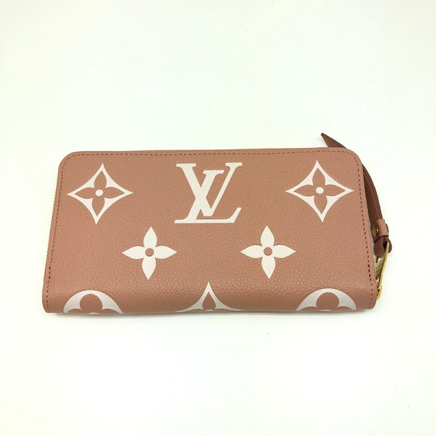 Louis Vuitton  Zippy Wallet M81645 Leather Implant Rose Trianon Claim Gold Hardware Round Zipper Long Women's