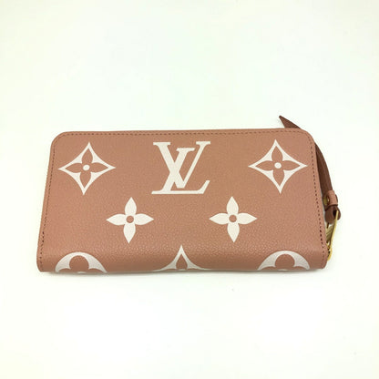 Louis Vuitton  Zippy Wallet M81645 Leather Implant Rose Trianon Claim Gold Hardware Round Zipper Long Women's