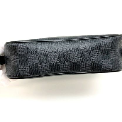 Louis Vuitton  Truth Toilette PM N47522 Damier Graphite Black Silver Hardware Pouch Men's