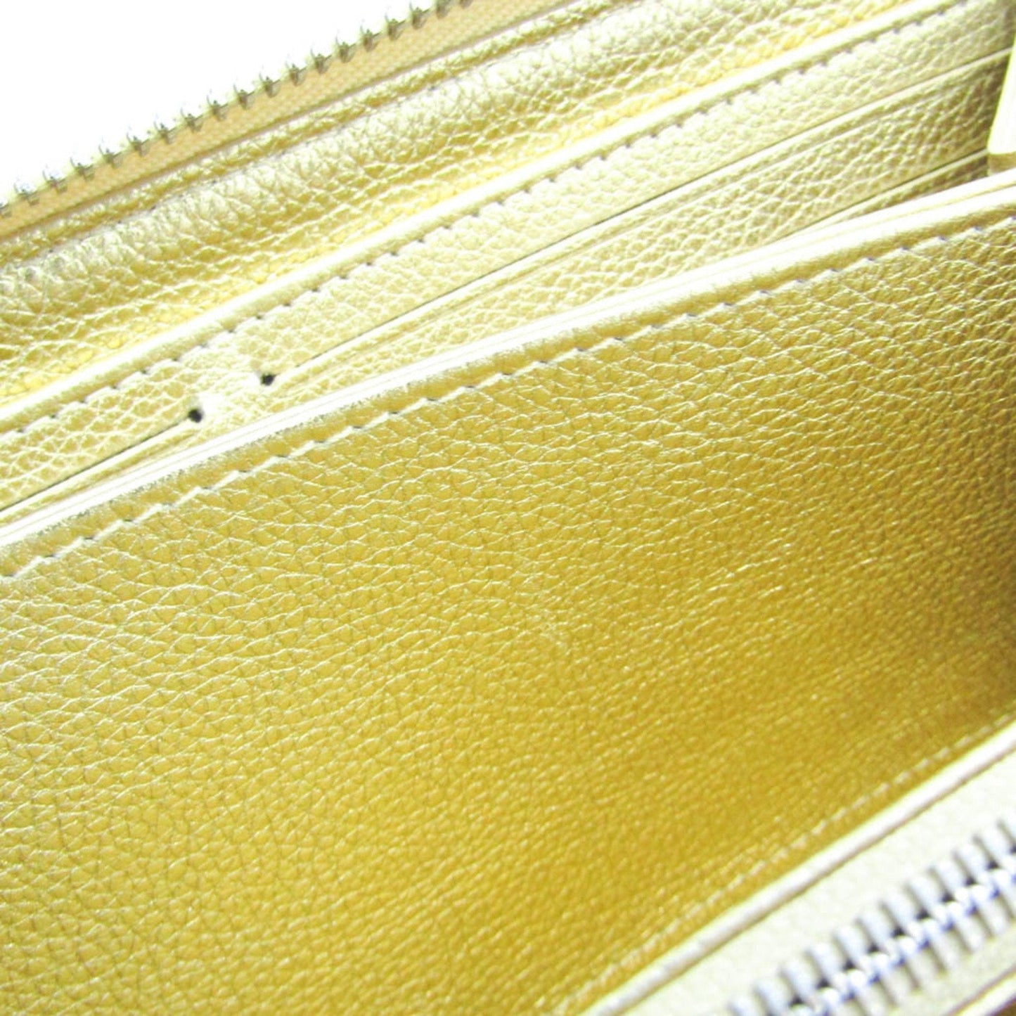 Louis Vuitton  Zippy Lock Me Japan Limited M63816 Women's Calf Leather Long Wallet [bi-fold] Gold