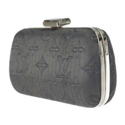 Louis Vuitton  Minaudiere Clutch Bag M95802 Monogram Motard Gray Series Silver Metal Fittings 2WAY Chain Shoulder Clasp