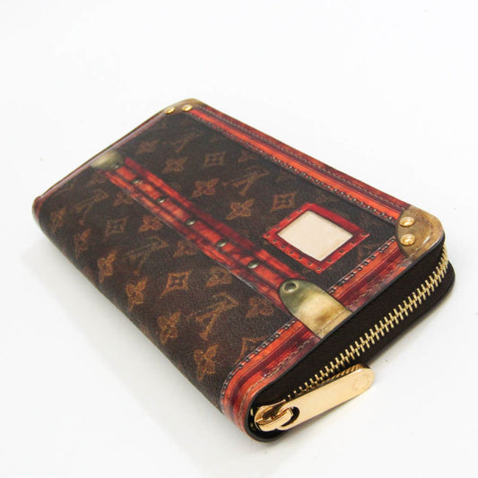 Louis Vuitton  Monogram Zippy Wallet Trunk Time M52746 Women,Men Monogram Long Wallet [bi-fold] Brown