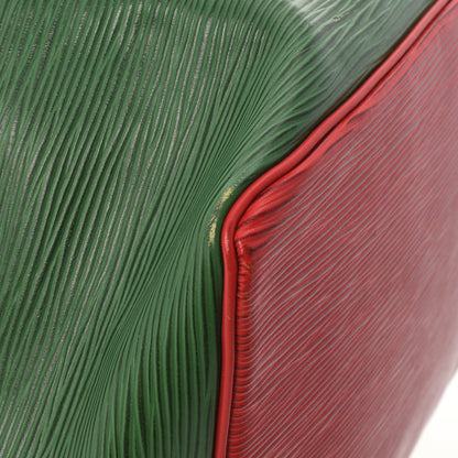 Louis Vuitton  Epi Petit Noe Bicolor Green / Red M44147 Women's Leather Shoulder Bag