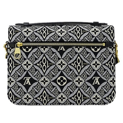 Louis Vuitton  Bag Monogram Jacquard SINCE 1854 Ladies Handbag Shoulder Pochette Metis MM Gray M57272 2020 Collection