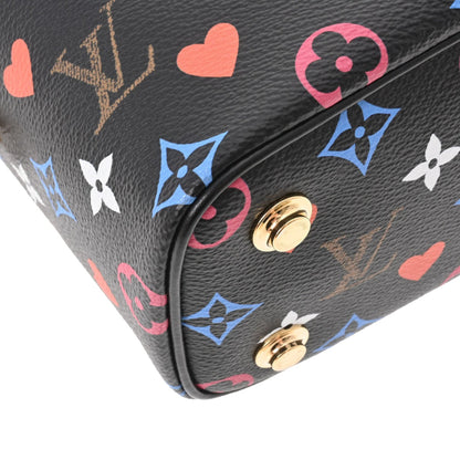 Louis Vuitton  Monogram Game On Vanity PM Noir M57482 Women's Canvas Bag