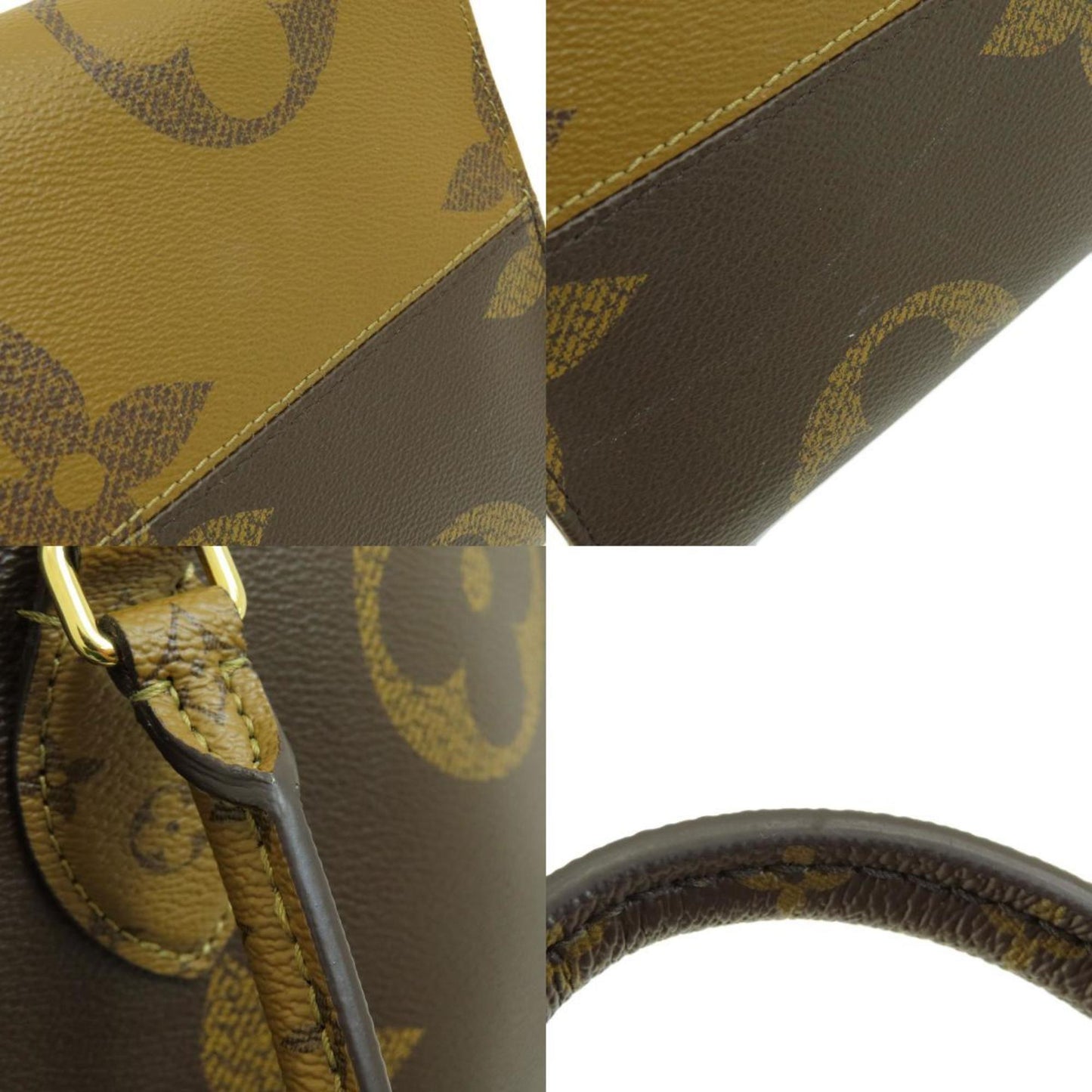 Louis Vuitton  M44576 On The Go GM Giant Monogram Tote Bag Reverse Women's