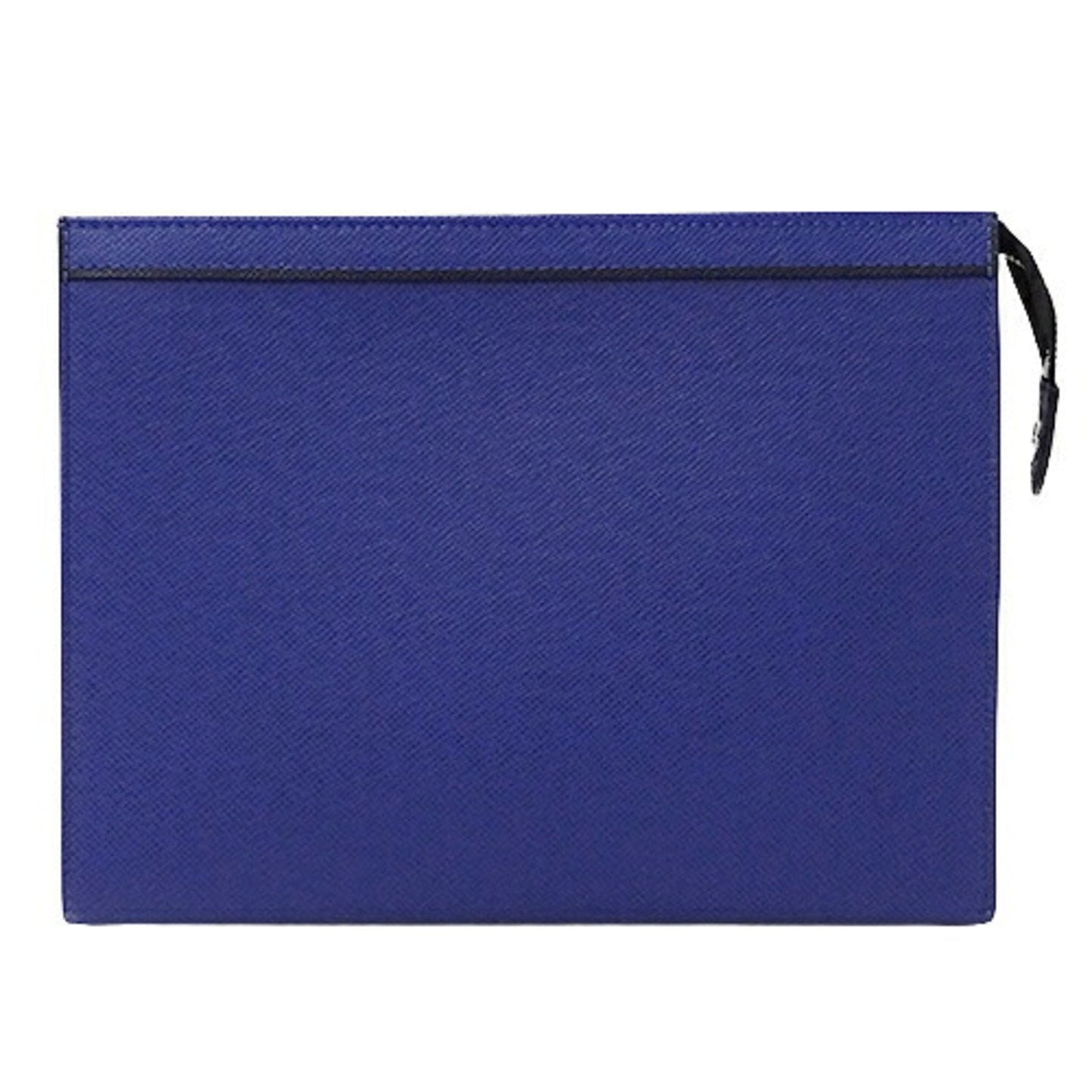 Louis Vuitton  Bag Taiga Men's Clutch Second Pochette Voyage MM Cobalt M30575 Blue