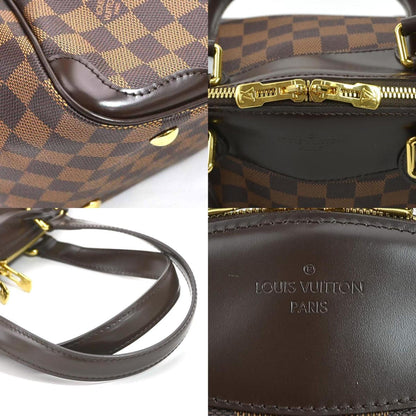 Louis Vuitton  Handbag Damier Verona PM Canvas Brown Gold Women's N41117 e55814a