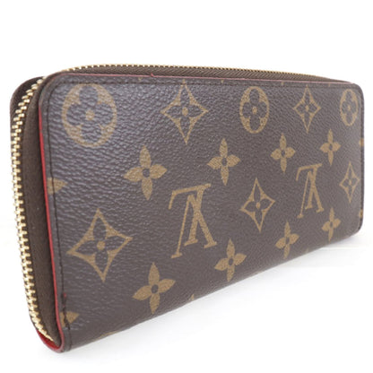 Louis Vuitton  Portefeuille Clemence Flower Charm M62940 Monogram Canvas Brown GI4108 Women's Long Wallet