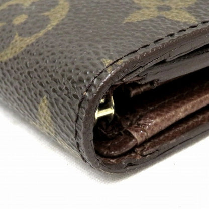 Louis Vuitton  Monogram Portomone Bie Tresor M61730 Wallet Bifold Women's