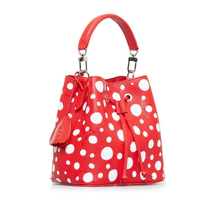 Louis Vuitton  Neonoe BB x Yayoi Kusama Polka Dot Handbag Shoulder Bag M46413 Red White Leather Women's