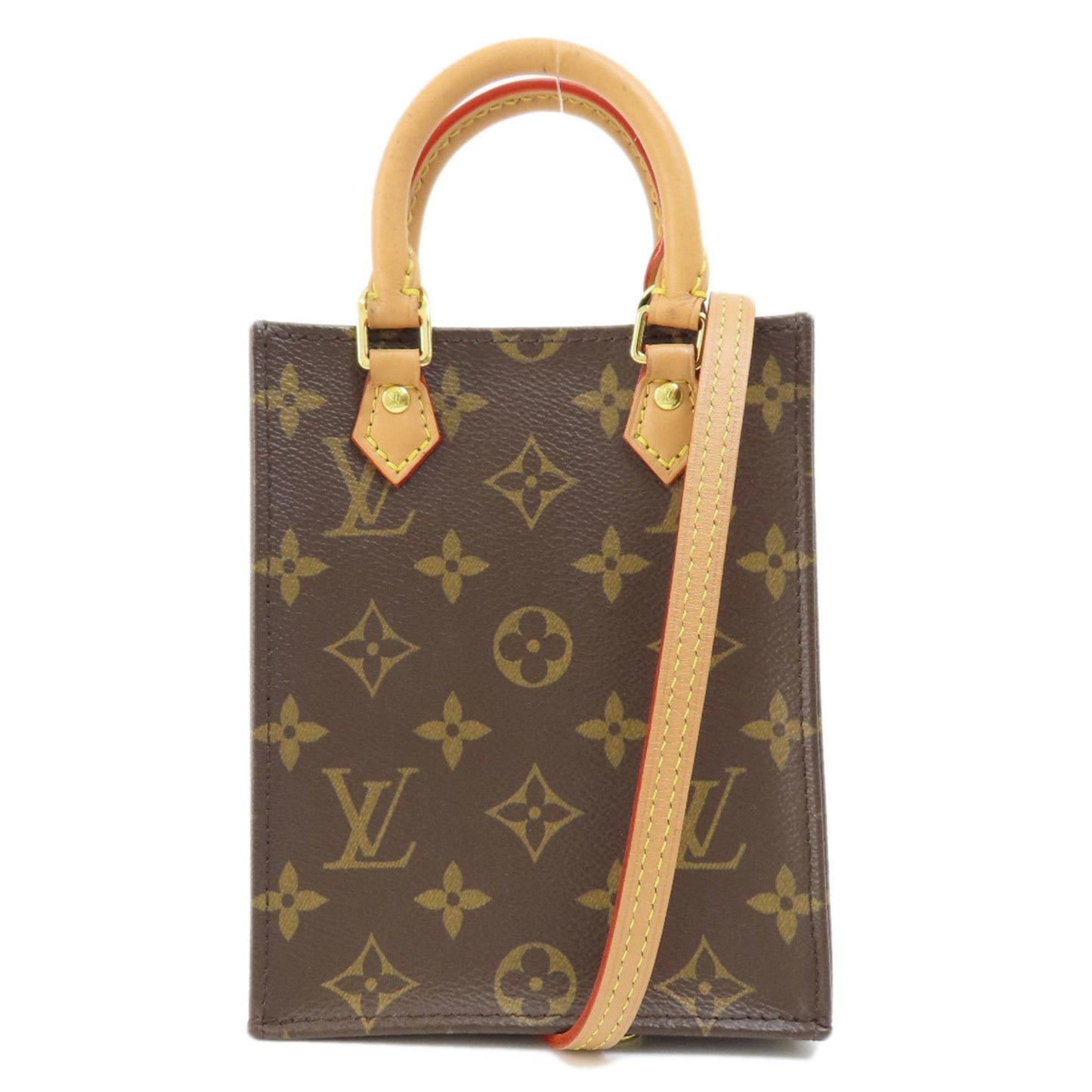 Louis Vuitton  M69442 Petite Sac Pla Monogram Handbag Canvas Women's