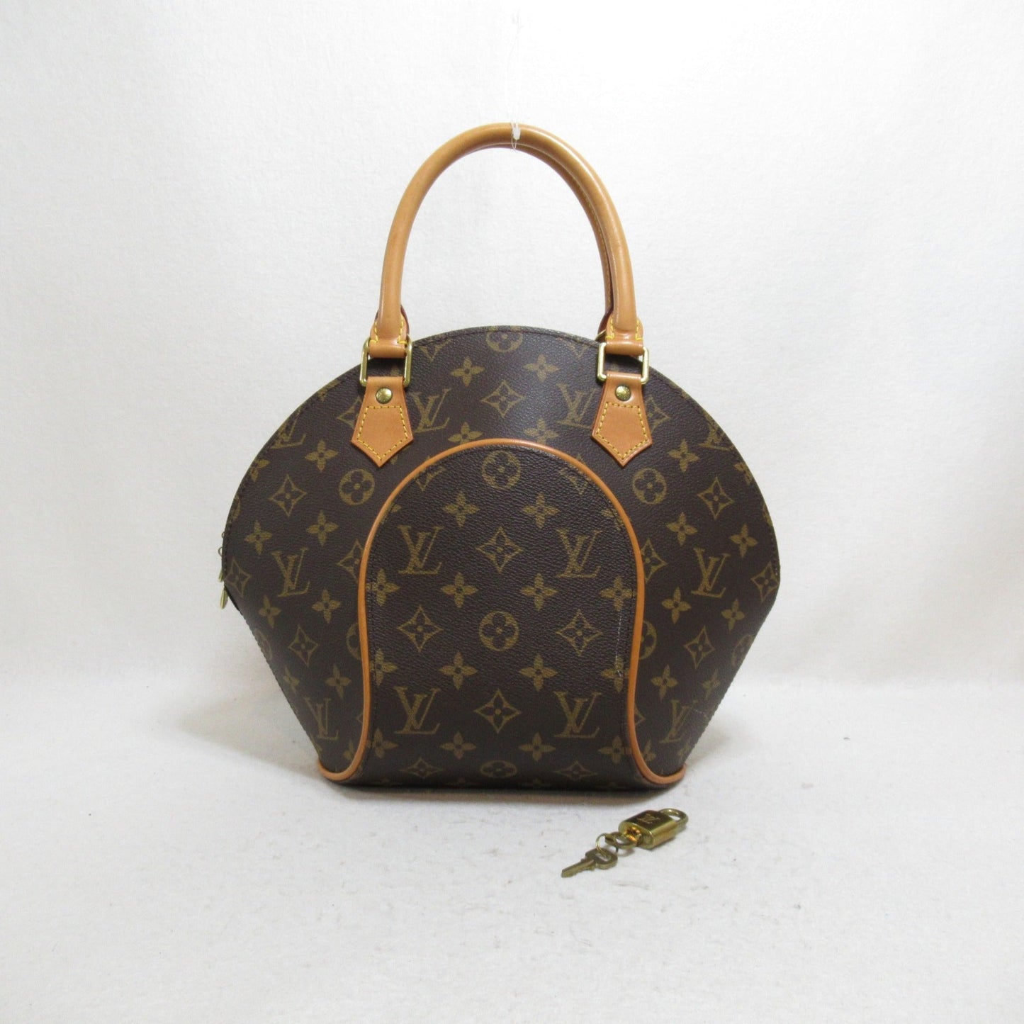 LOUIS VUITTON Ellipse PM handbag Brown Monogram PVC coated canvas M51127