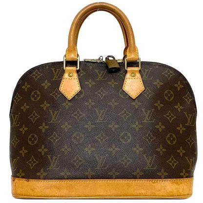 Louis Vuitton  Handbag Alma PM Brown Beige Monogram M51130 Canvas Nume BA0927  Ladies