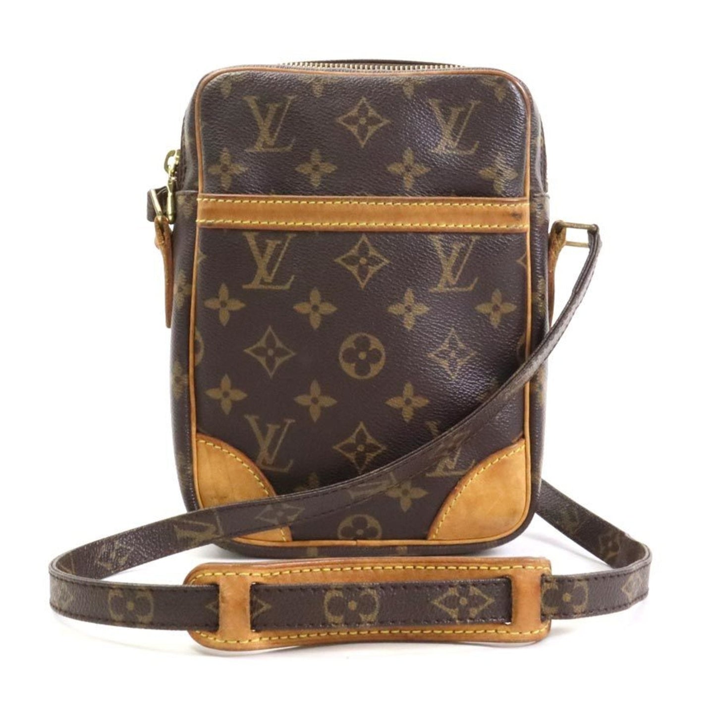 Louis Vuitton  Crossbody Shoulder Bag Monogram Danube Canvas Brown  M45266