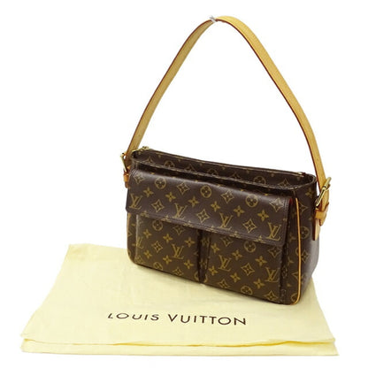 Louis Vuitton  Bag Monogram Women's Shoulder Vivacite GM Brown 51163