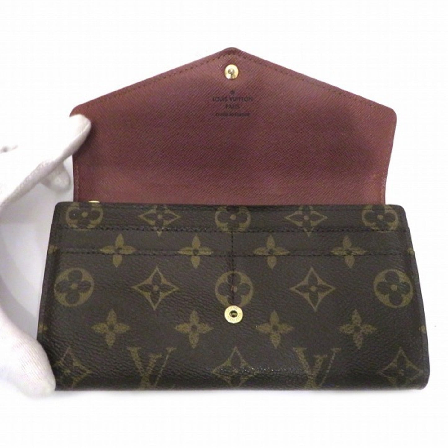 Louis Vuitton  Monogram Portefeuille Sarah M60531 Wallet Long