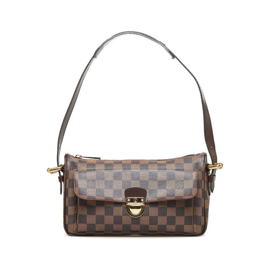 Louis Vuitton  Damier Ravello GM Handbag Shoulder Bag N60006 Brown PVC Leather Women's