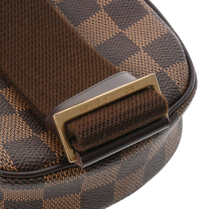 Louis Vuitton  Damier Pochette Ganju SP Order Brown N48048 Women's Canvas Body Bag