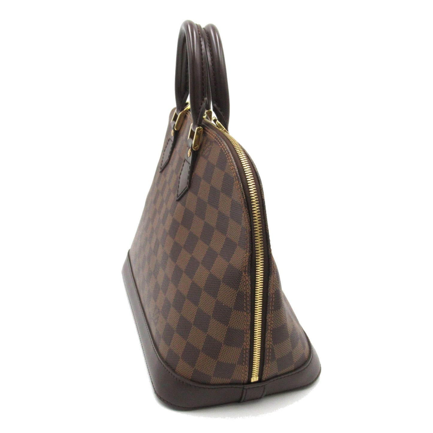 LOUIS VUITTON Alma Brown Ebene Damier PVC coated canvas N51131