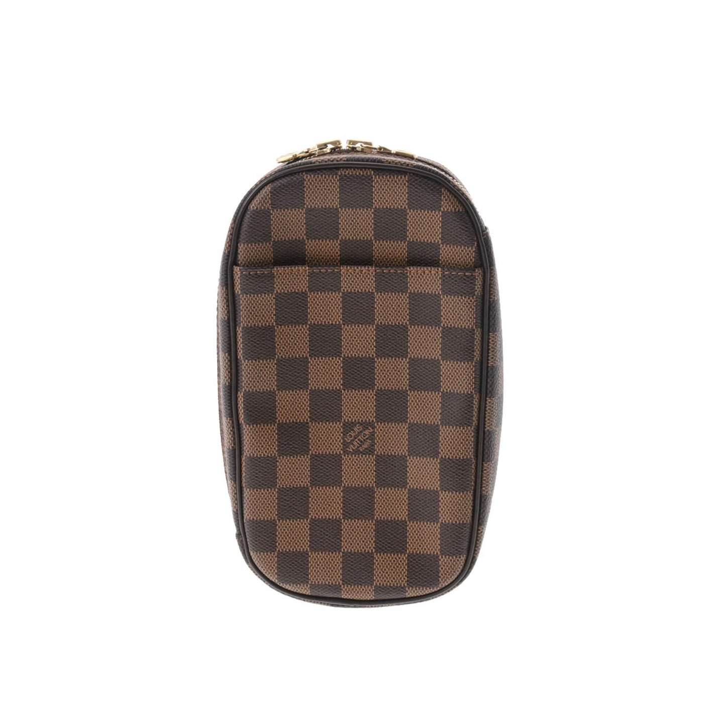 Louis Vuitton  Damier Pochette Ganju SP Order Brown N48048 Women's Canvas Body Bag