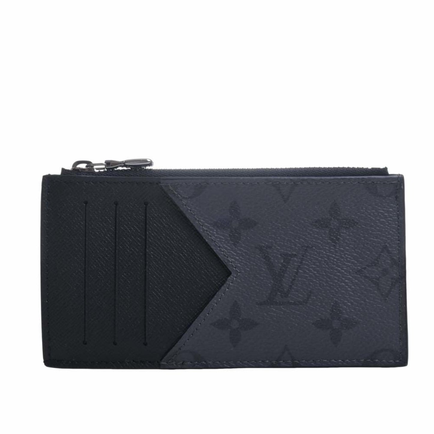 LOUIS VUITTON Eclipse Reverse Coin Card Holder M69533 Black Men's