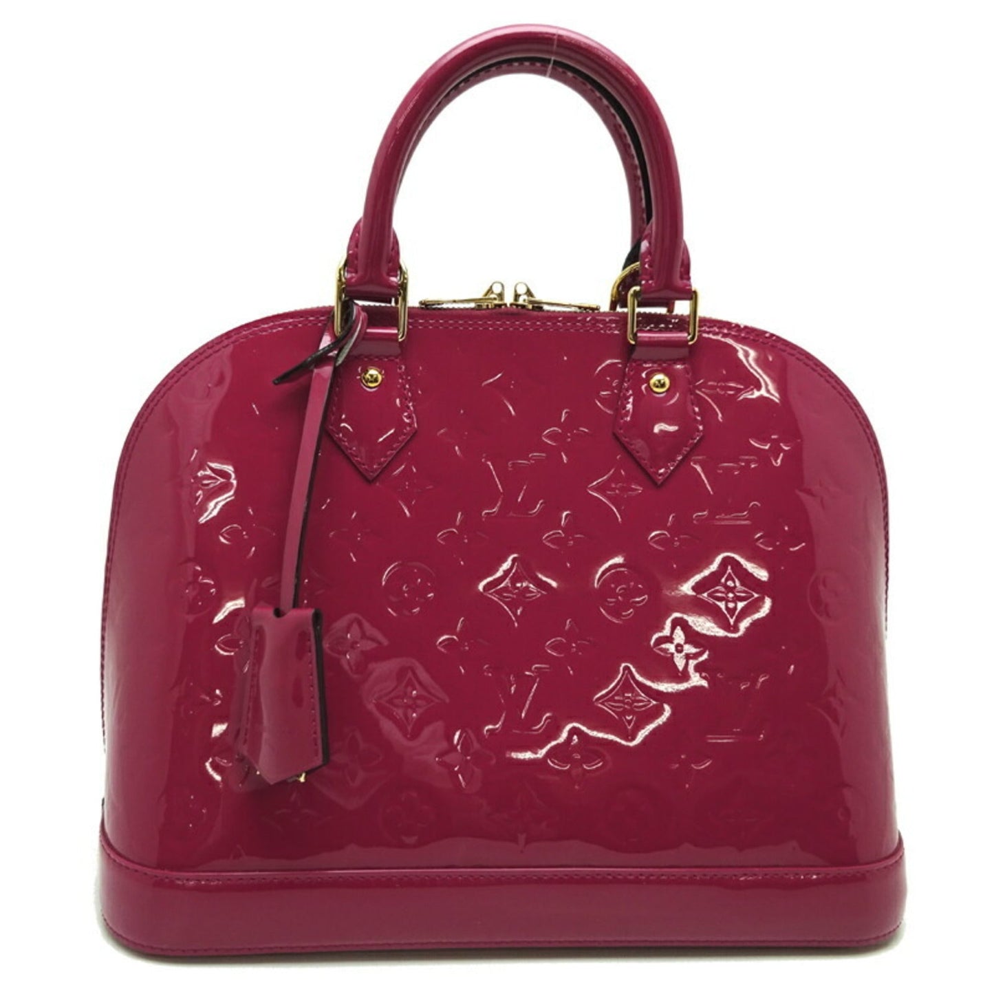 LOUIS VUITTON Alma Women's Handbag M93625[] Monogram Vernis Rose Pop [Pink]