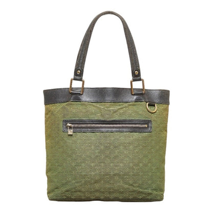 Louis Vuitton  Monogram Lucile GM Shoulder Bag Tote M92681 Green Dark Brown Canvas Leather Women's