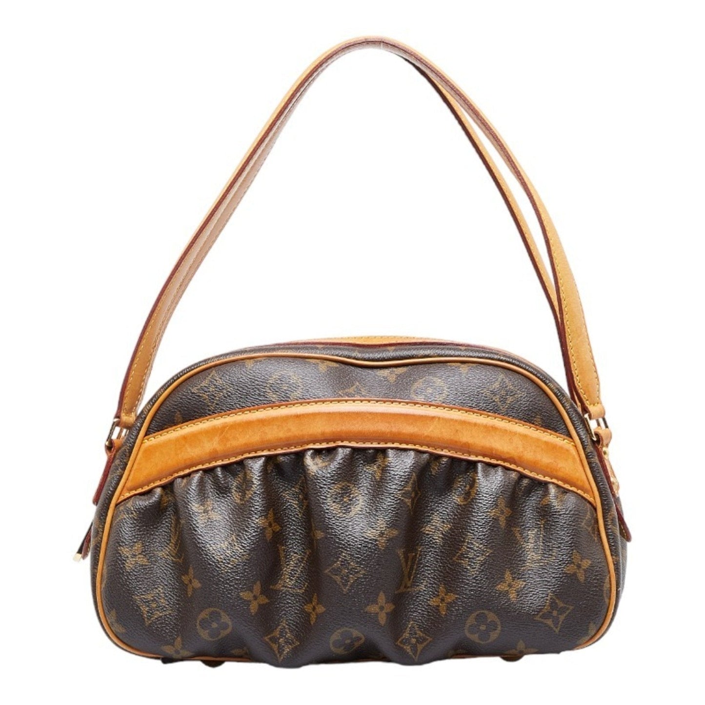 Louis Vuitton  Monogram Clara Handbag M40057 Brown PVC Leather Ladies