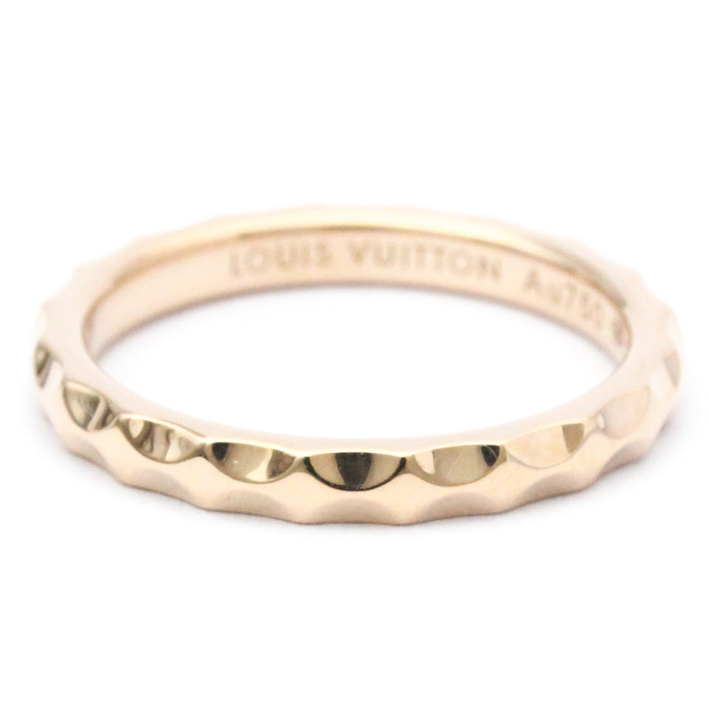 LOUIS VUITTON Alliance Monogram Infini Band Ring Pink Gold [18K] Fashion No Stone Band Ring Pink Gold