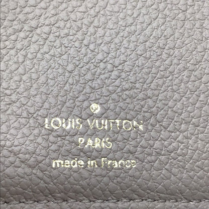 Louis Vuitton  Monogram Implant Portefeuille Claire M80152 Bifold Wallet Compact Leather Tourtrell Greige Women's