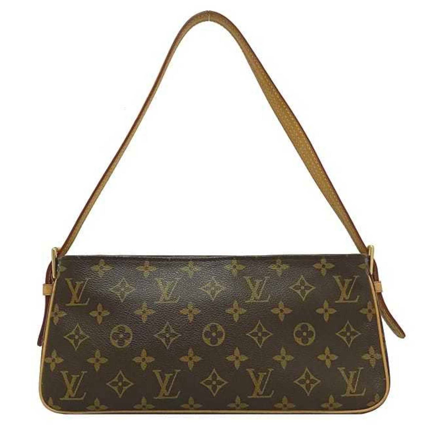 Louis Vuitton  Bag Vibasite MM Brown Beige Monogram M51164 Canvas Nume Leather DU0084  Handbag LV